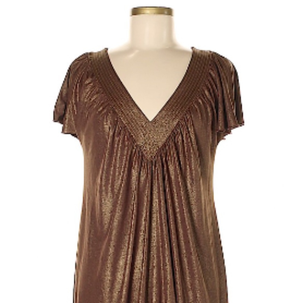 BGBG Paris Metallic Brown Cocktail Dress - Picture 4 of 4